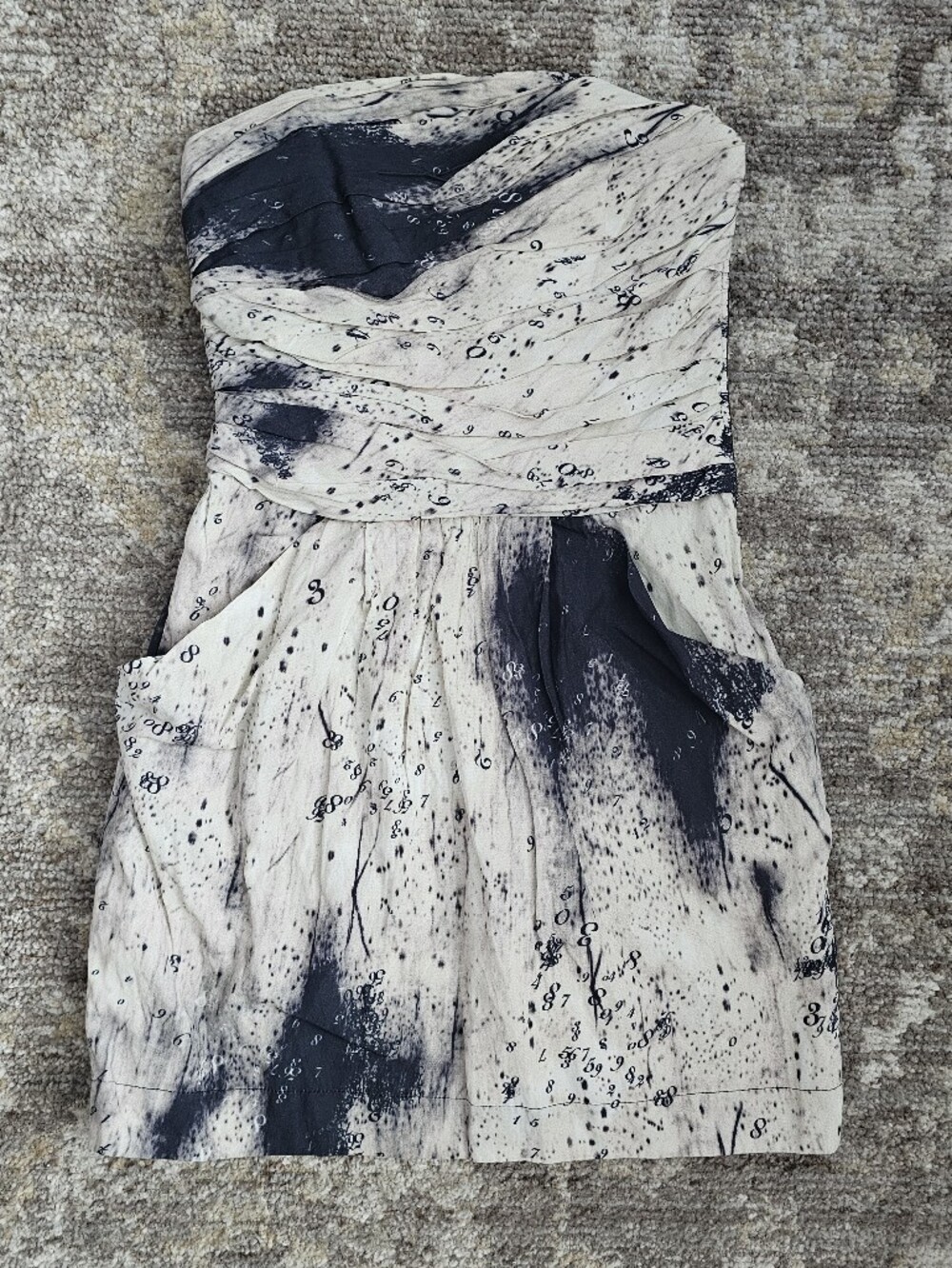 Animale Strapless Mini Dress